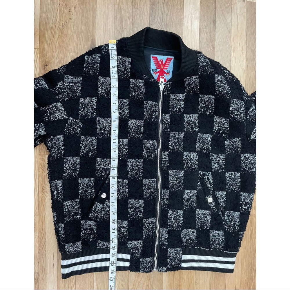ADAPTATION Reversible Check Bomber Jacket - Picture 12 of 16